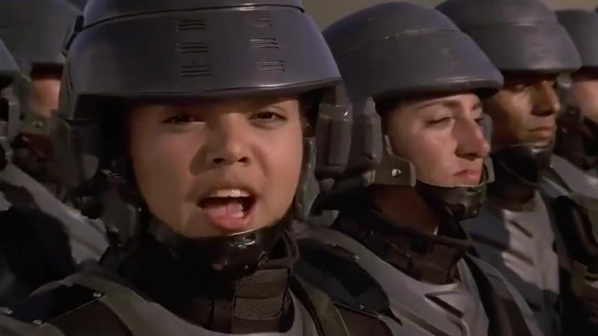 Screenshot from Starship Troopers